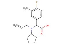 [allyl(cyclopentyl)amino](4-fluoro-3-methylphenyl)acetic acid