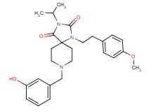 8-(3-hydroxybenzyl)-3-isopropyl-1-[2-(4-methoxyphenyl)ethyl]-1,3,8-triazaspiro[4.5]decane-2,4-dione