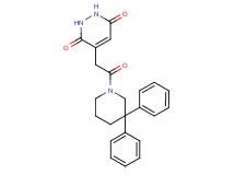 4-[2-(3,3-diphenylpiperidin-1-yl)-2-oxoethyl]-1,2-dihydropyridazine-3,6-dione