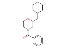 4-benzoyl-2-(cyclohexylmethyl)morpholine