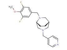 (1S*,5R*)-6-(3,5-difluoro-4-methoxybenzyl)-3-(4-pyridinylmethyl)-3,6-diazabicyclo[3.2.2]nonane