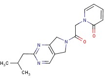 1-[2-(2-isobutyl-5,7-dihydro-6H-pyrrolo[3,4-d]pyrimidin-6-yl)-2-oxoethyl]pyridin-2(1H)-one
