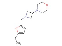 4-{1-[(5-ethyl-2-furyl)methyl]azetidin-3-yl}morpholine