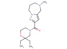 2-[(2,2-diethylmorpholin-4-yl)carbonyl]-5-methyl-5,6,7,8-tetrahydro-4H-pyrazolo[1,5-a][1,4]diazepine