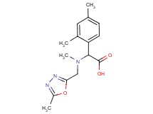 (2,4-dimethylphenyl){methyl[(5-methyl-1,3,4-oxadiazol-2-yl)methyl]amino}acetic acid