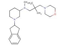 1-(2,3-dihydro-1H-inden-2-yl)-N-[2,2-dimethyl-3-(4-morpholinyl)propyl]-N-methyl-3-piperidinamine