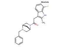 3-{2-[(1S,4S)-5-benzyl-2,5-diazabicyclo[2.2.1]hept-2-yl]-2-oxoethyl}-7-fluoro-2-methyl-1H-indole