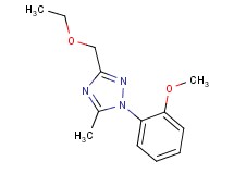 3-(ethoxymethyl)-1-(2-methoxyphenyl)-5-methyl-1H-1,2,4-triazole