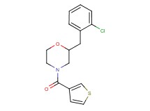 2-(2-chlorobenzyl)-4-(3-thienylcarbonyl)morpholine