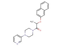 1-[2-(2-naphthyloxy)propanoyl]-4-(3-pyridinyl)piperazine