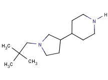 4-[1-(2,2-dimethylpropyl)-3-pyrrolidinyl]piperidine