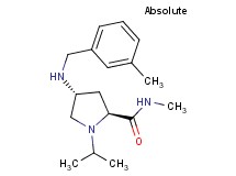 (4R)-1-isopropyl-N-methyl-4-[(3-methylbenzyl)amino]-L-prolinamide