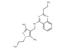 2-(2-aminoethyl)-N-[(3,5-dimethyl-1-propyl-1H-pyrazol-4-yl)methyl]-4-quinazolinamine dihydrochloride