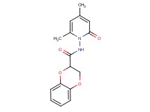 N-(4,6-dimethyl-2-oxopyridin-1(2H)-yl)-2,3-dihydro-1,4-benzodioxine-2-carboxamide
