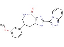 7-(3-methoxyphenyl)-2-[1,2,4]triazolo[4,3-a]pyridin-3-yl-5,6,7,8-tetrahydroimidazo[4,5-c]azepin-4(1H)-one