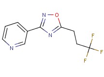 3-[5-(3,3,3-trifluoropropyl)-1,2,4-oxadiazol-3-yl]pyridine