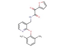 N-{[2-(2,6-dimethylphenoxy)pyridin-3-yl]methyl}-2-(2-furyl)-2-oxoacetamide