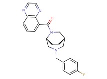 5-{[(1S*,5R*)-3-(4-fluorobenzyl)-3,6-diazabicyclo[3.2.2]non-6-yl]carbonyl}quinoxaline
