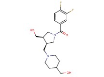 ((3R*,4R*)-1-(3,4-difluorobenzoyl)-4-{[4-(hydroxymethyl)piperidin-1-yl]methyl}pyrrolidin-3-yl)methanol