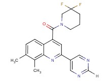 4-[(3,3-difluoropiperidin-1-yl)carbonyl]-7,8-dimethyl-2-pyrimidin-5-ylquinoline
