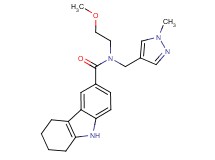 N-(2-methoxyethyl)-N-[(1-methyl-1H-pyrazol-4-yl)methyl]-2,3,4,9-tetrahydro-1H-carbazole-6-carboxamide