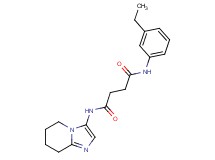 N-(3-ethylphenyl)-N'-(5,6,7,8-tetrahydroimidazo[1,2-a]pyridin-3-yl)succinamide