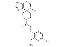 1'-{[(2-ethyl-6-methylpyridin-3-yl)oxy]acetyl}-5-methyl-1,5,6,7-tetrahydrospiro[imidazo[4,5-c]pyridine-4,4'-piperidine]