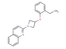 2-[3-(2-ethylphenoxy)-1-azetidinyl]quinoline