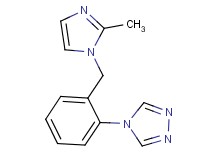 4-{2-[(2-methyl-1H-imidazol-1-yl)methyl]phenyl}-4H-1,2,4-triazole