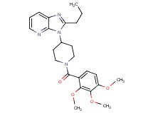 2-propyl-3-[1-(2,3,4-trimethoxybenzoyl)-4-piperidinyl]-3H-imidazo[4,5-b]pyridine
