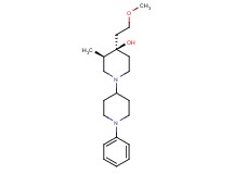 (3R*,4R*)-4-(2-methoxyethyl)-3-methyl-1'-phenyl-1,4'-bipiperidin-4-ol