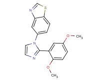 5-[2-(2,5-dimethoxyphenyl)-1H-imidazol-1-yl]-1,3-benzothiazole