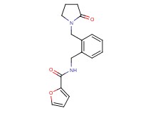 N-{2-[(2-oxopyrrolidin-1-yl)methyl]benzyl}-2-furamide