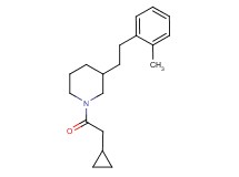 1-(cyclopropylacetyl)-3-[2-(2-methylphenyl)ethyl]piperidine