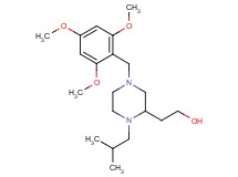 2-[1-isobutyl-4-(2,4,6-trimethoxybenzyl)-2-piperazinyl]ethanol