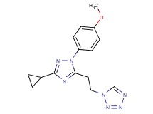 1-{2-[3-cyclopropyl-1-(4-methoxyphenyl)-1H-1,2,4-triazol-5-yl]ethyl}-1H-tetrazole
