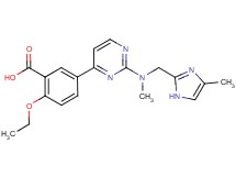 2-ethoxy-5-(2-{methyl[(4-methyl-1H-imidazol-2-yl)methyl]amino}pyrimidin-4-yl)benzoic acid