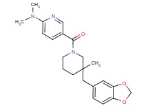 5-{[3-(1,3-benzodioxol-5-ylmethyl)-3-methylpiperidin-1-yl]carbonyl}-N,N-dimethylpyridin-2-amine
