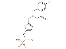 N-[(5-{[allyl(4-fluorobenzyl)amino]methyl}-2-furyl)methyl]-N-methylmethanesulfonamide