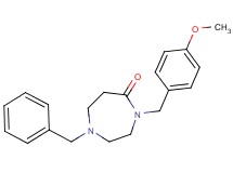1-benzyl-4-(4-methoxybenzyl)-1,4-diazepan-5-one