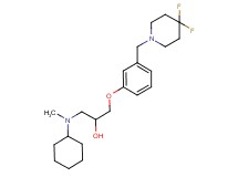 1-[cyclohexyl(methyl)amino]-3-{3-[(4,4-difluoropiperidin-1-yl)methyl]phenoxy}propan-2-ol