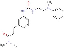 N,N-dimethyl-3-(3-{[({2-[methyl(phenyl)amino]ethyl}amino)carbonyl]amino}phenyl)propanamide