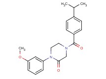 4-(4-isopropylbenzoyl)-1-(3-methoxyphenyl)-2-piperazinone