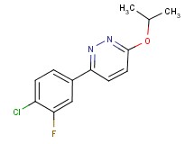 3-(4-chloro-3-fluorophenyl)-6-isopropoxypyridazine