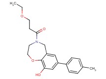 4-(3-ethoxypropanoyl)-7-(4-methylphenyl)-2,3,4,5-tetrahydro-1,4-benzoxazepin-9-ol