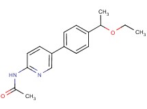 N-{5-[4-(1-ethoxyethyl)phenyl]pyridin-2-yl}acetamide