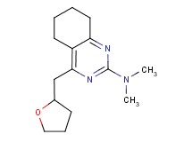 N,N-dimethyl-4-(tetrahydrofuran-2-ylmethyl)-5,6,7,8-tetrahydroquinazolin-2-amine
