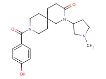 9-(4-hydroxybenzoyl)-2-(1-methylpyrrolidin-3-yl)-2,9-diazaspiro[5.5]undecan-3-one
