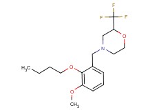 4-(2-butoxy-3-methoxybenzyl)-2-(trifluoromethyl)morpholine