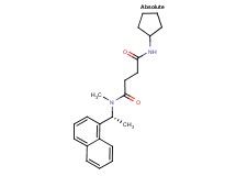 N'-cyclopentyl-N-methyl-N-[(1R)-1-(1-naphthyl)ethyl]succinamide
